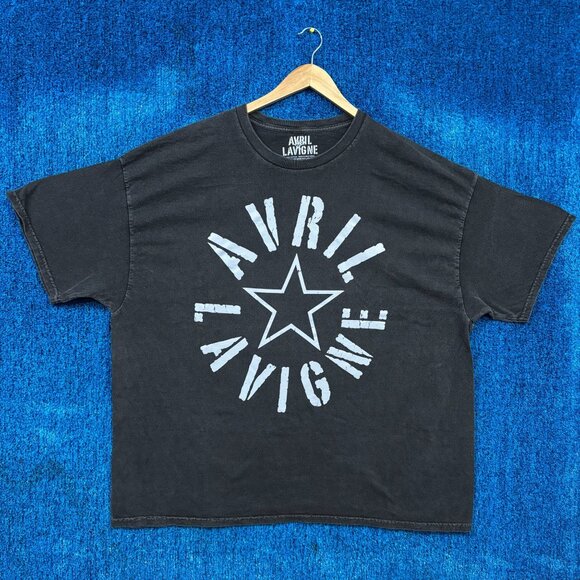 Avril Lavigne Skater All-Star Logo Pop Punk Rockstar Tee 3X - Picture 1 of 4